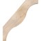 Ekena Millwork 3 1/2"W x 26"D x 30"H Funston Smooth Knee Brace, Douglas Fir BRC04X26X30FST00SDF - alternate 2